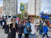 Сотрудники Дома учёных приняли участие в шествии 9 мая