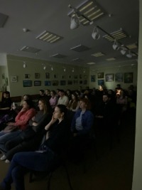 29 марта стендап-объединение "ДИЧ" показали свою новую программу "Дипломайк" на сцене Дома учёных