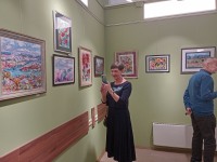 3 февраля в Доме учёных состоялось открытие выставки Татьяны Куденко "Чернильные фантазии".
