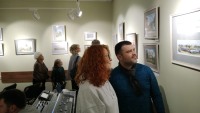 15 марта Дом учёных принимал гостей на вернисаже художественной выставки Юлии Воробьевой "Акварельные истории и не только..."