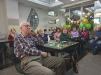 24 февраля в Доме учёных, при полном аншлаге, состоялось 10 юбилейное "Кафе поэтов 25 стул".