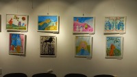 В честь Дня защиты детей в Доме учёных открылась выставка работ воспитанников детской художественной студии «Лучики» и их особенных друзей