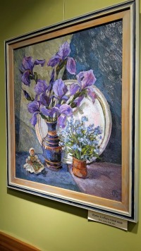 Тепло первого вернисажа: открытие выставки Светланы Летниковой в Доме учёных.