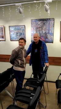 Тепло первого вернисажа: открытие выставки Светланы Летниковой в Доме учёных.