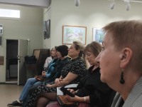 «Здравствуй, светом умытая Русь»: юбилейная выставка Бориса Полянского и его учеников открылась в Троицком Доме учёных