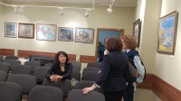 Сегодня 9 марта в Доме учёных состоялось открытие выставки Троицкого отделения Союза художников «Натюрморт».