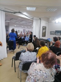 Вечером 24 мая в Доме учёных пели вокалисты Троицкой Детской школы искусств