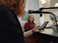 Между словом и смыслом: как прошел вечер Таши Гербер и Ксении Солнцовой в Доме учёных