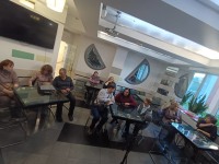 20 апреля в Доме учёных состоялось очередное заседание в «Кафе поэтов 25 стул»  Тема "Недосказанное".
