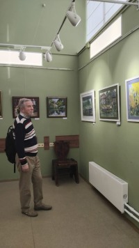 «Здравствуй, светом умытая Русь»: юбилейная выставка Бориса Полянского и его учеников открылась в Троицком Доме учёных