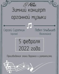 Зимний концерт органной музыки