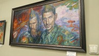 «День Победы» в красках и звуках: как прошёл вернисаж выставки Андрея Ликучёва