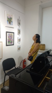 Выставка-дебют акварелей троицкой художницы Наталии Салиховой открылась в Доме учёных 19 августа