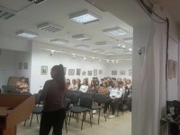 Для троицких старшеклассников в Доме учёных 21 сентября прошла лекция м.н.с. Марины Хецевой