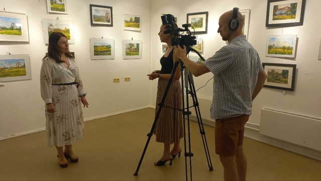 Выставка-дебют акварелей троицкой художницы Наталии Салиховой открылась в Доме учёных 19 августа