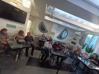 20 апреля в Доме учёных состоялось очередное заседание в «Кафе поэтов 25 стул»  Тема "Недосказанное".