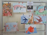 24 апреля в Доме ученых состоялось открытие выставки детских рисунков художественной студии "Лучики", посвященной 100-летию В.П. Астафьева.